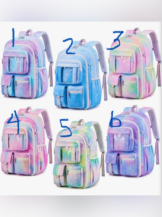 Other - Kids Gradient Rainbow Backpack PICK ONE